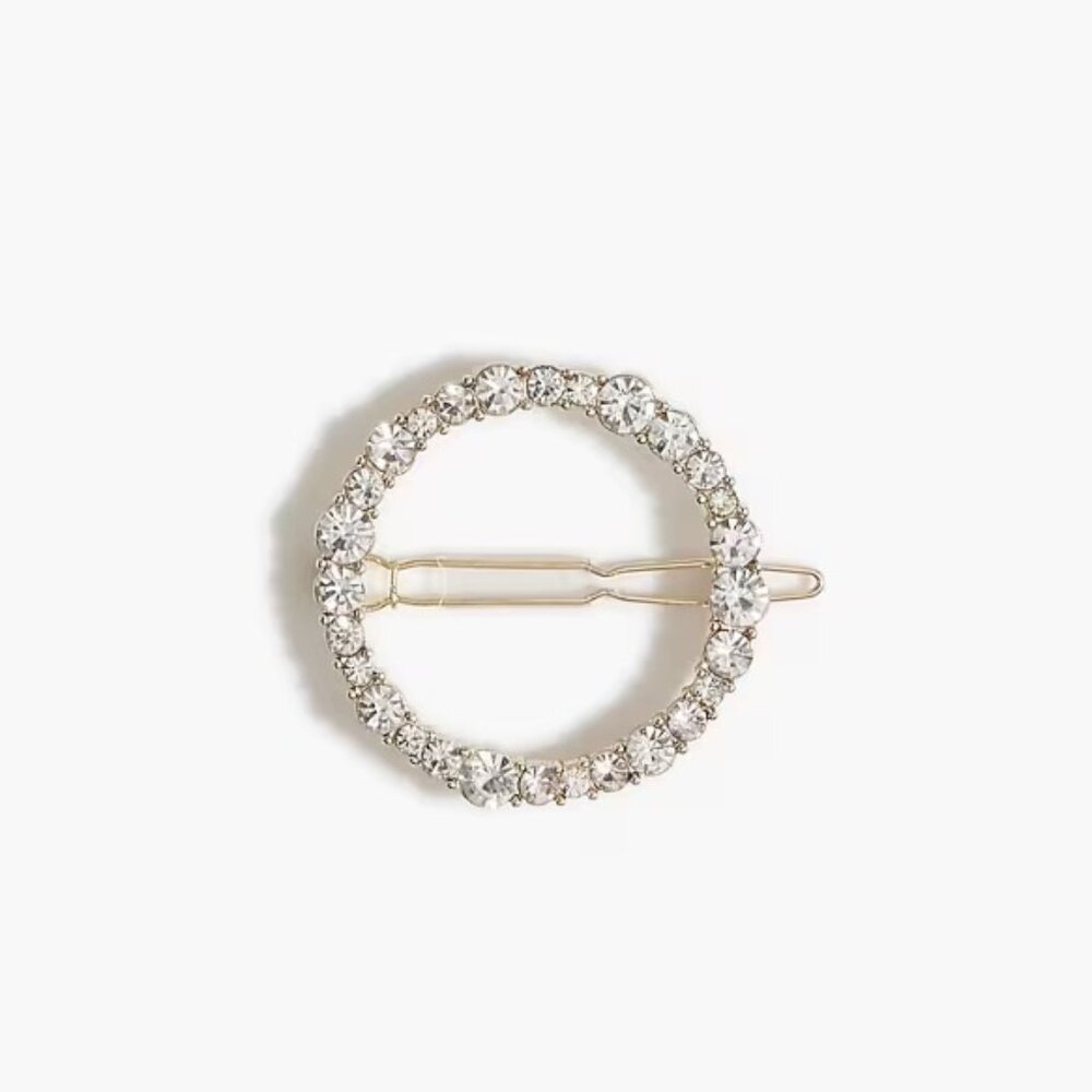 J.Crew Factory Rhinestone Hair Barrette - Picture 2 of 7